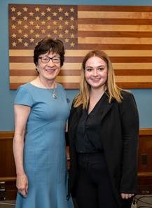 Senator Collins and Jillian Haggerty